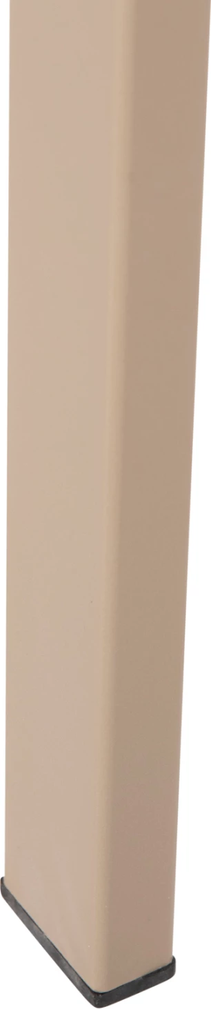 Karrige alumini SAGA FH5127.04, ngjyrë shampanjë, me ulëse dhe mbështetëse polywood, 55x52x86H cm