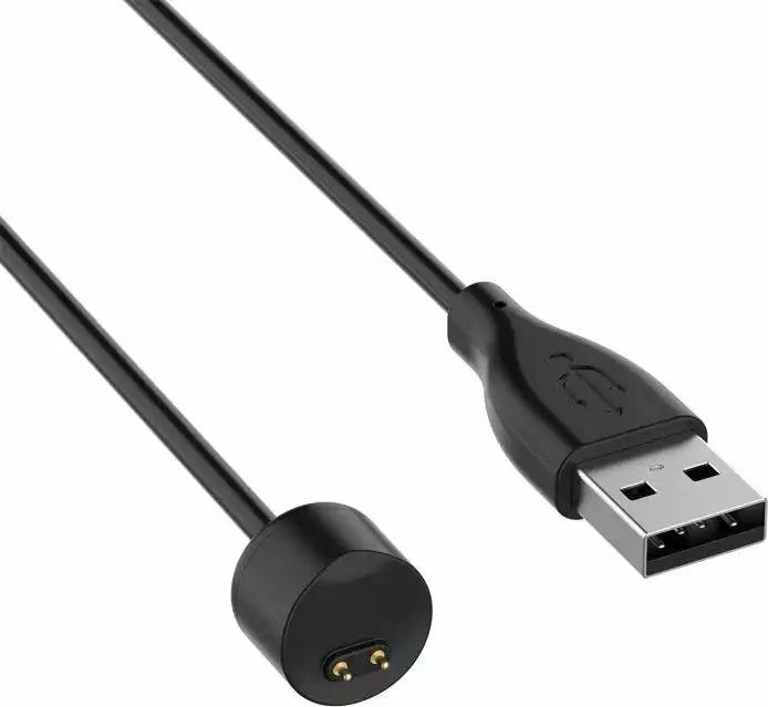 Kabllo karikimi USB magnetike OEM për Xiaomi Mi Band 5/6/7, 1 m, e zezë