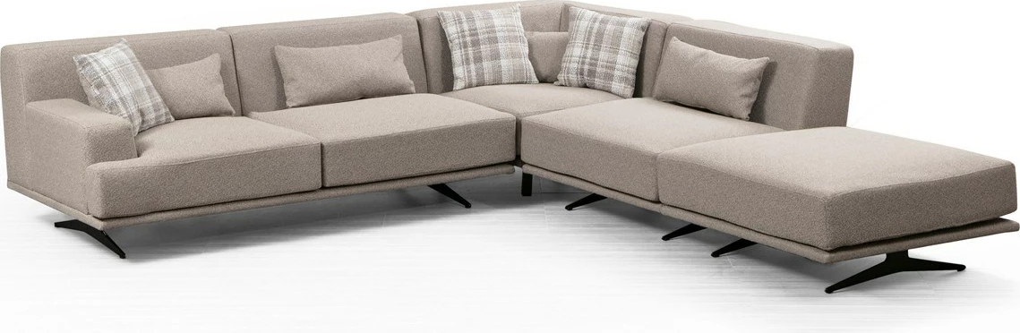 Kënd-sofë Atelier del Sofa, Bentley Corner (L3-C-O1-PUF), bezhë