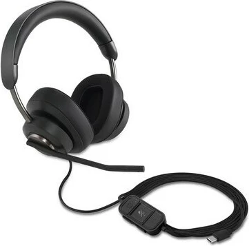 Kufje Kensington H2000 USB-C, me kabllo, për zyrë/qendër thirrjesh, të zeza