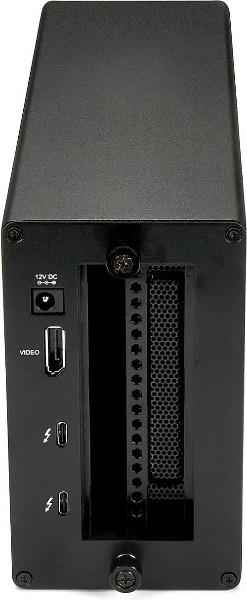 Kasë zgjerimi PCIe StarTech Thunderbolt 3, PCIe x16, DisplayPort, 40 Gbit/s, e zezë