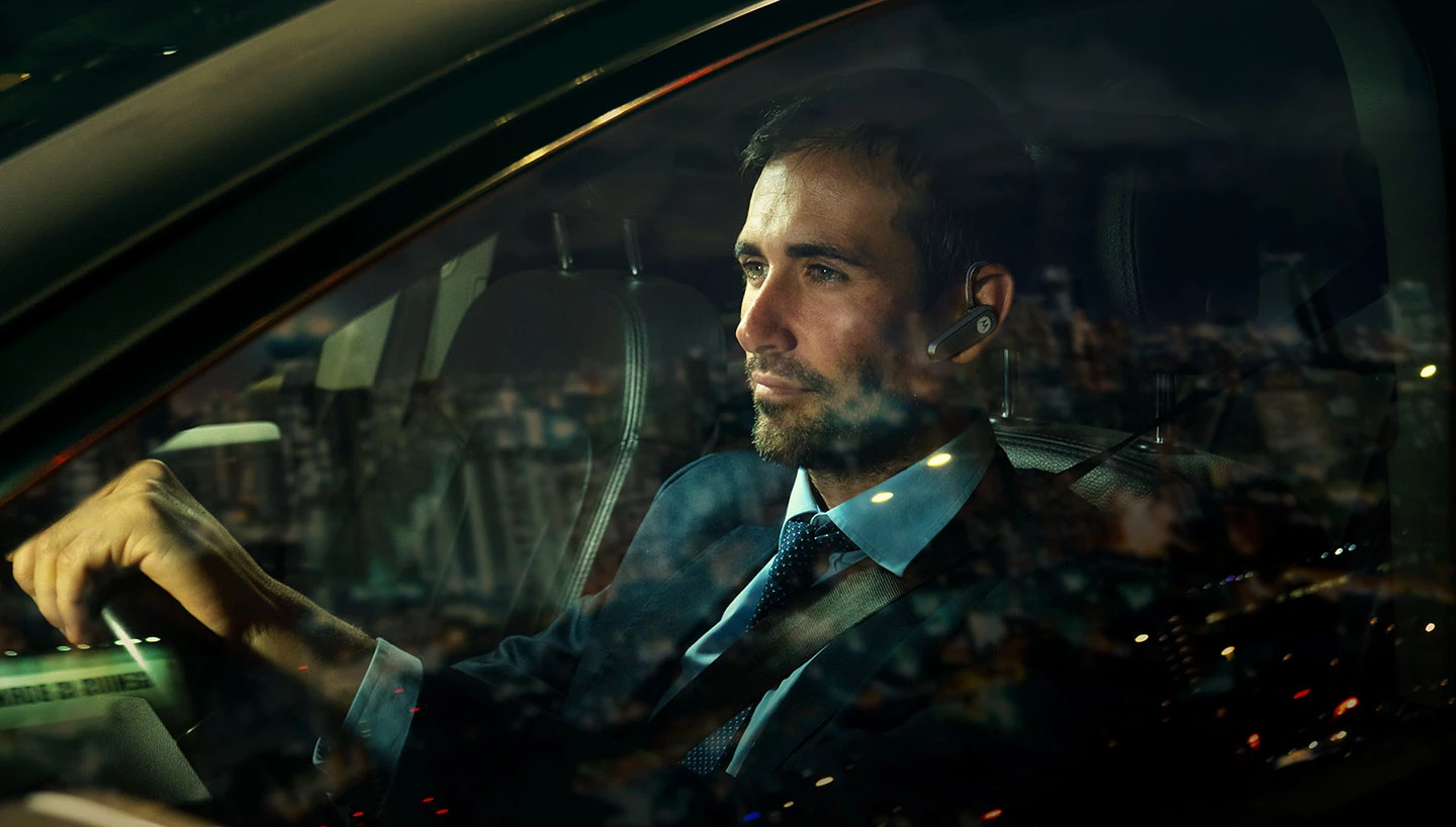 Kufje Bluetooth mono Motorola HK126, USB-C, multipoint, të zeza, set me 3 maja + kabllo