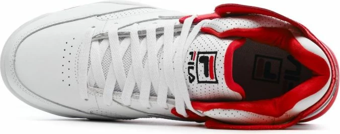 Atlete të larta për meshkuj Fila M-Squad Mid M, të bardha dhe të kuqe