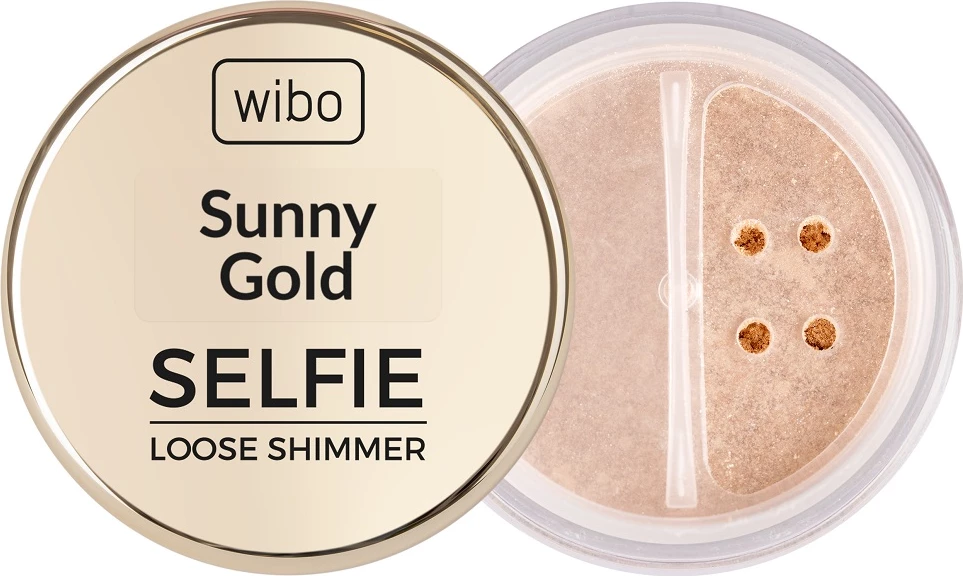 Highlighter Wibo Selfie Loose Shimmer Face Highlighter Sunny Gold 1 copë