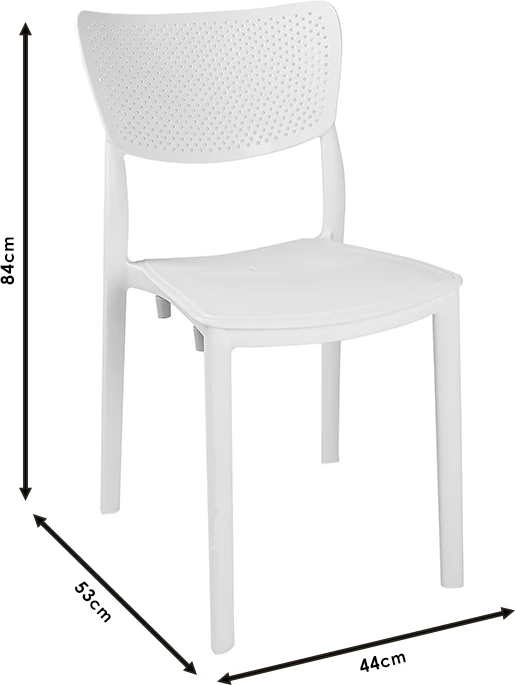 Karrige Ignite PP ngjyrë bardhë