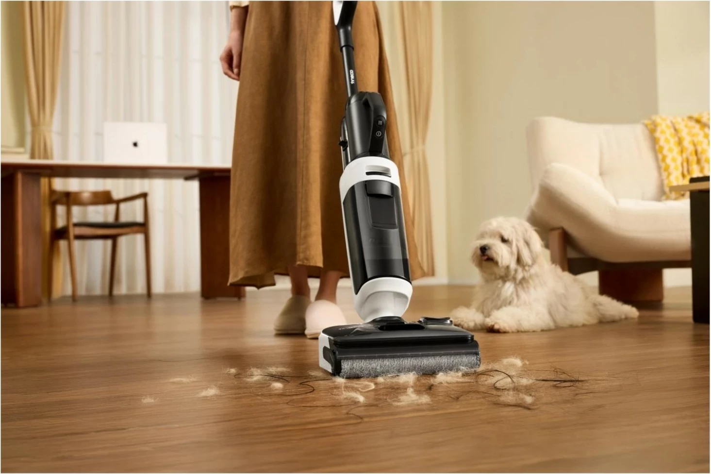 Fshesë me ujë Tineco Floor One Switch i5 Stretch, bardhë