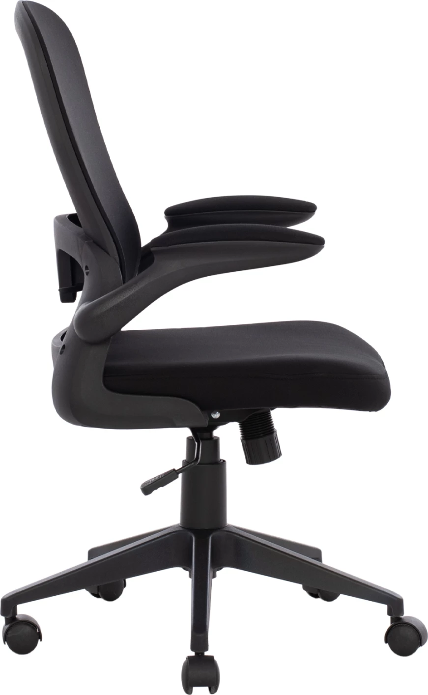 Karrige zyre FH1178.01, pëlhurë rrjetë e zezë, kornizë e zezë, 60x56x105