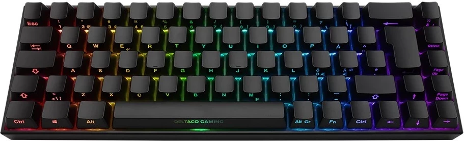 Tastaturë për lojëra Deltaco Gaming, e zezë