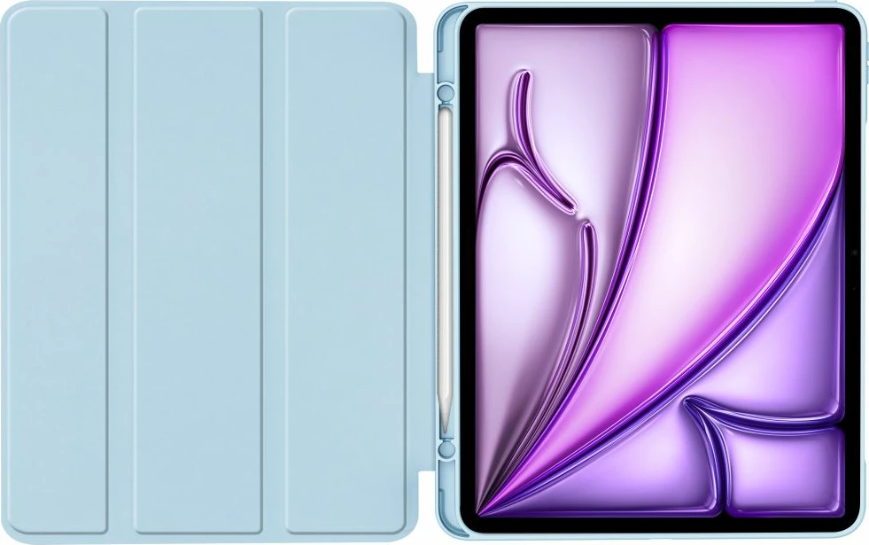 Mbështjellës Tech-Protect SC Pen për iPad Air 13" 2024, silikon, kaltër e çelët