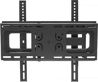 Mbajtëse muri për TV MANHATTAN, 32-55", VESA 400x400, rrotulluese 180° dhe e animueshme -20° deri 10°, 50kg, e zezë
