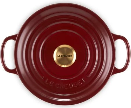 enë pjekëse gize me kapak, Le Creuset Signature Roaster Round 20 cm (21177209494441), e kuqe Rhone