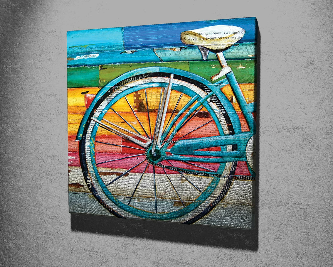 Pikturë dekorative në kanavacë, shumëngjyrëshe, Wallity KC208, 45x45cm
