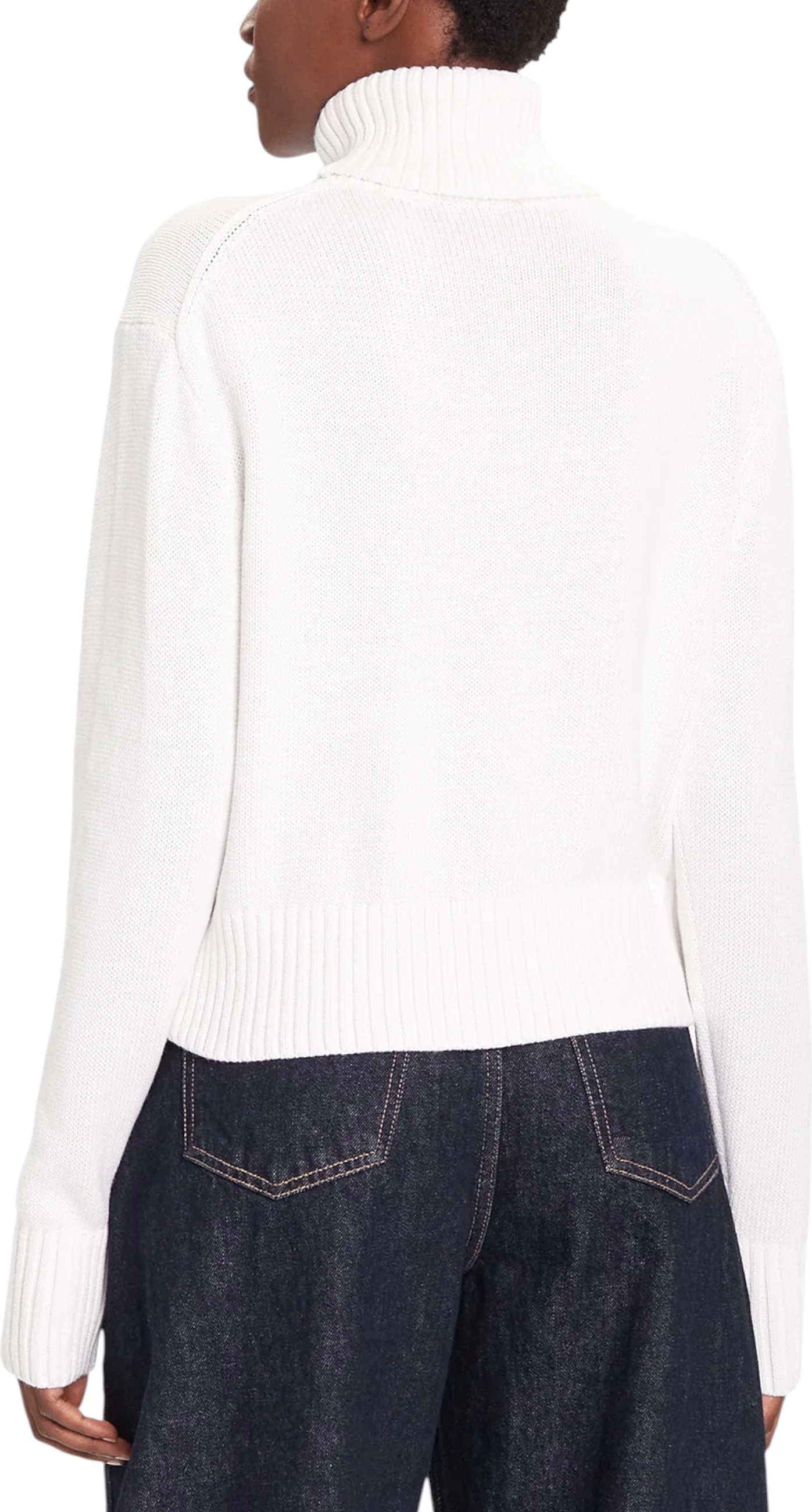Xhemper për femra Calvin Klein Jeans LV047D354G, e bardhë [Madhësia: L]