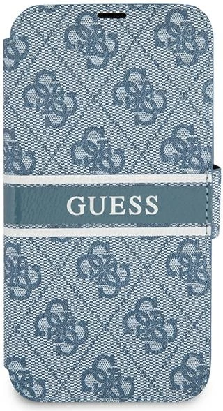 Mbështjellës Guess GUBKP13S4GDBL për iPhone 13 mini 5.4", 4G Stripe, kaltër