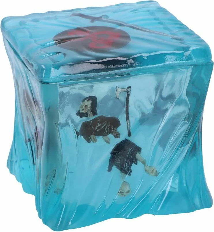 Kuti zarash NEMESIS NOW Dungeons & Dragons Gelatinous Cube, rrëshirë, e pikturuar me dorë, e licencuar zyrtarisht, transparente blu