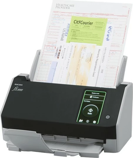 Skaner Ricoh fi-8040, 210 x 297 mm, 600 x 600 DPI, 24 bit, 8 bit, 40 ppm, 80 ipm