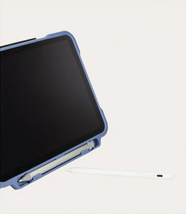 Mbështjellës folio Tucano Alunno për iPad 10.9" (10th/11th Gen), rugged, stand 3 pozita, Sky Blue