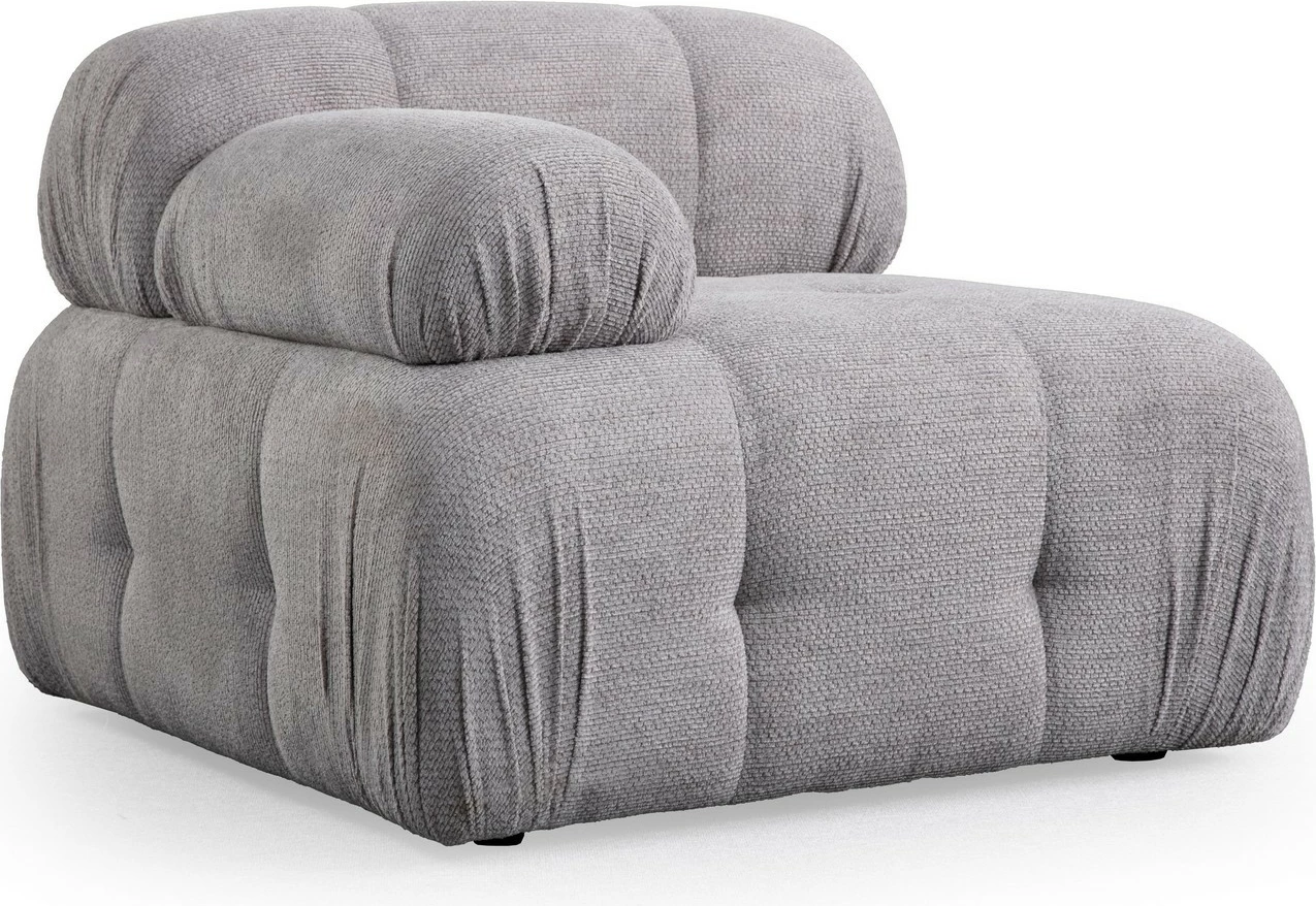 Kënd-sofë Atelier del Sofa, Petite 3, ngjyrë gri e çelët