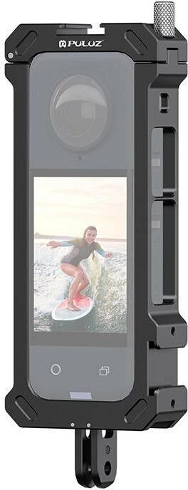 Mbështjellës metalik Puluz PU941B me adapter tripod për Insta360 X4, zi