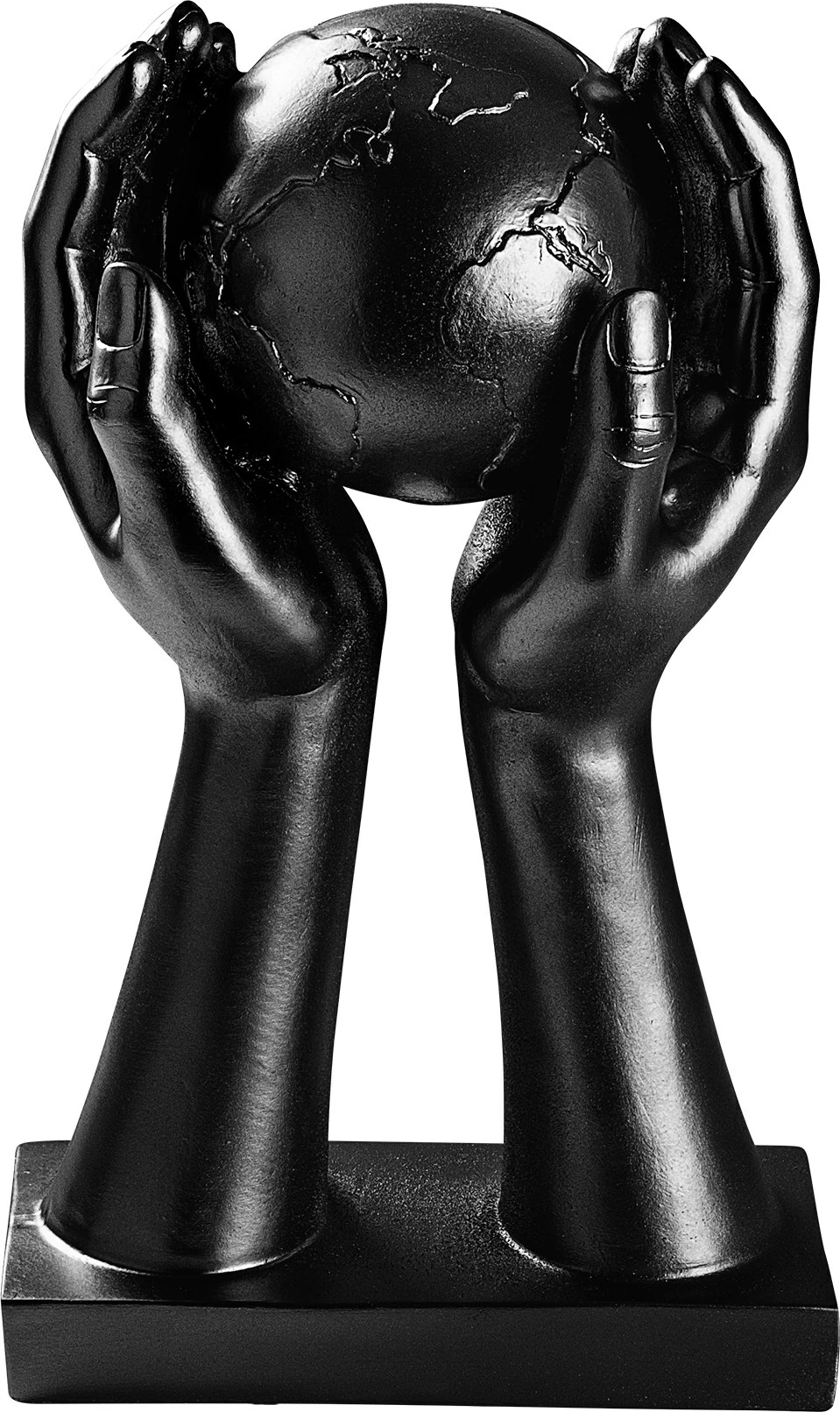 Objekt dekorativ Aberto Design, Global, i zi, 18x30x9cm