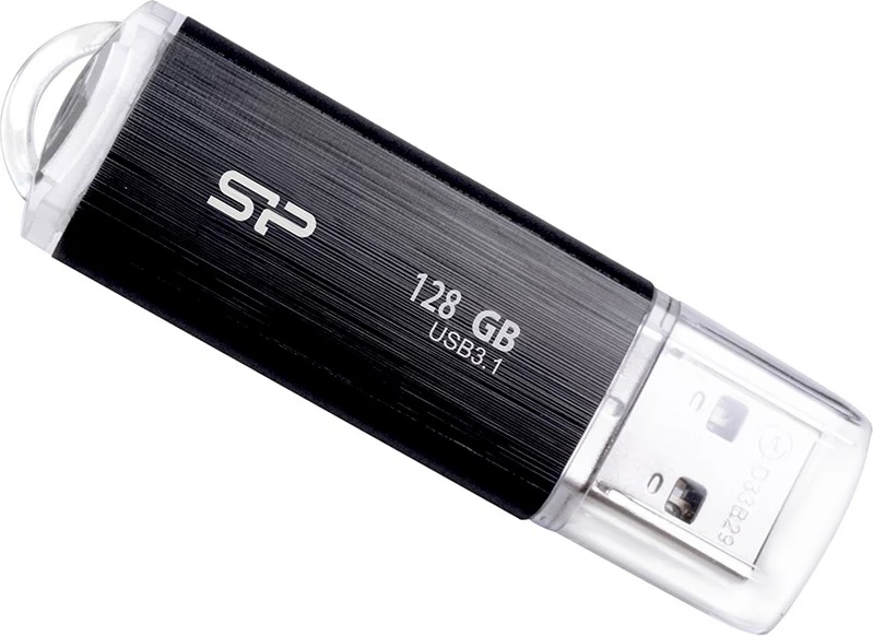 USB Flash Drive Silicon Power Blaze B02, 128GB, Lloji A, e zezë