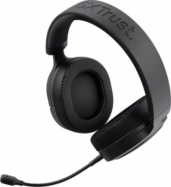 Kufje gaming Trust GXT498 Forta 24715, 3.5mm me kabllo, mikrofon i shkëputshëm, për PS5, të zeza