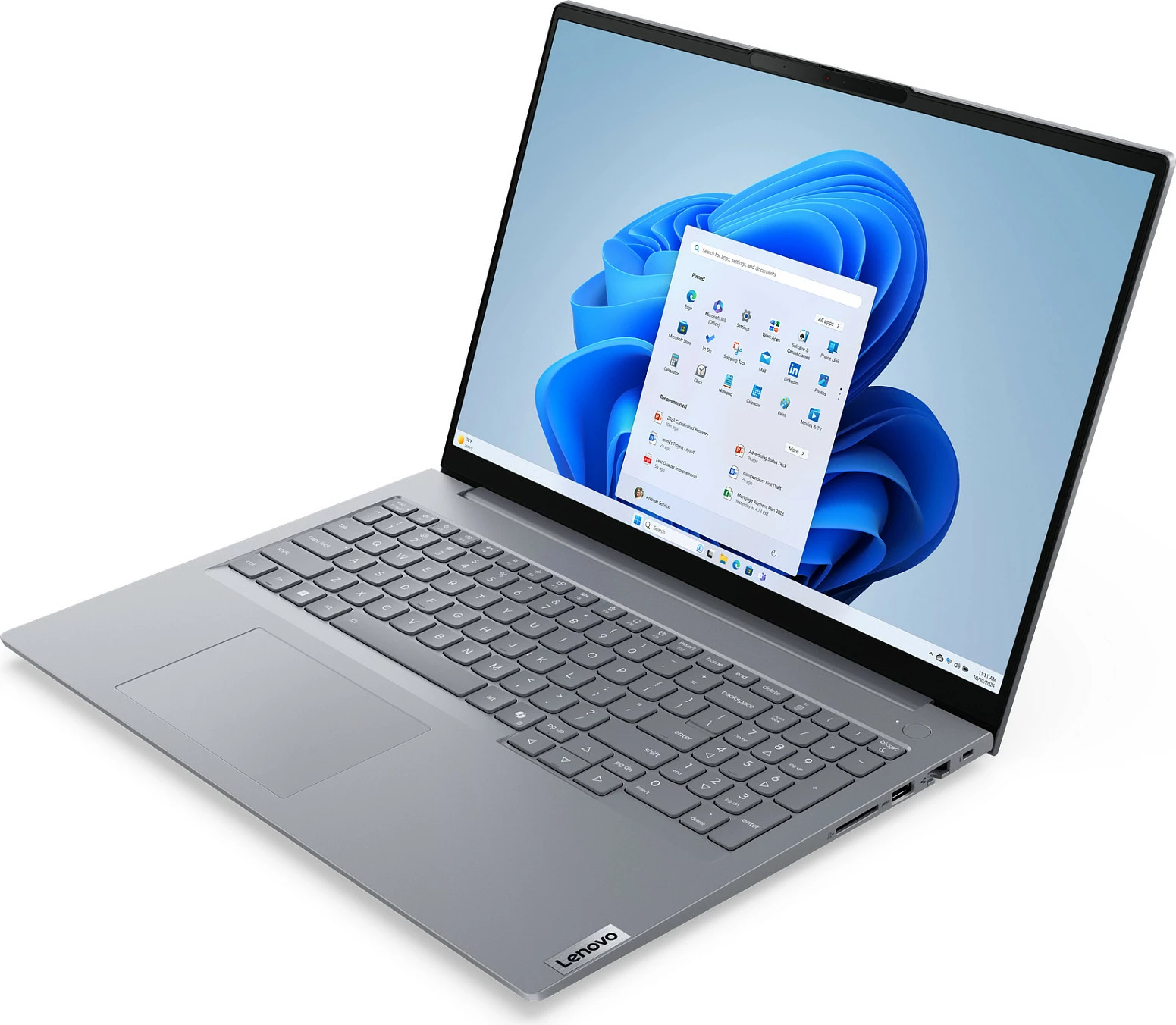 Laptop Lenovo ThinkBook 16 G8 IAL, Core Ultra 5, 16GB RAM, 512GB SSD, 16" WUXGA, Windows 11 Pro, Arctic Grey