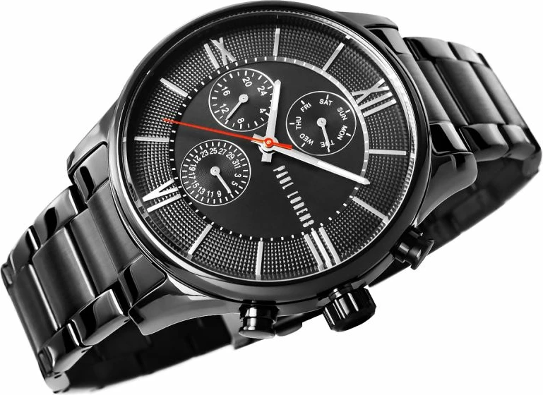 Orë dore për meshkuj Paul Lorens, e zezë