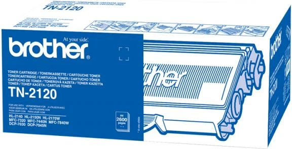 Toner, Brother TN-2120, rendiment 2,400–4,400 faqe, i zi