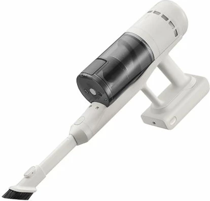 Fshesë me korrent vertikale Roborock H60 Hub 115 AW, stacion vetëzbrazës 2 L, bateri e heqshme 60 min, ekran LED, dritë jeshile, bardhë/zi