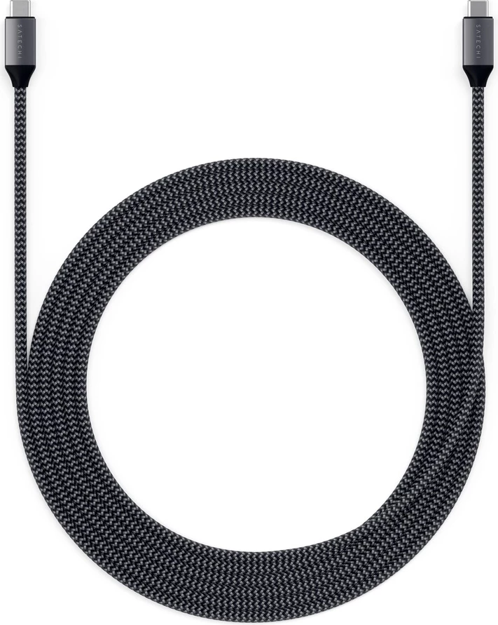 Satechi USB-C to USB-C 100W Braided Charging Cable 2m - Grey
