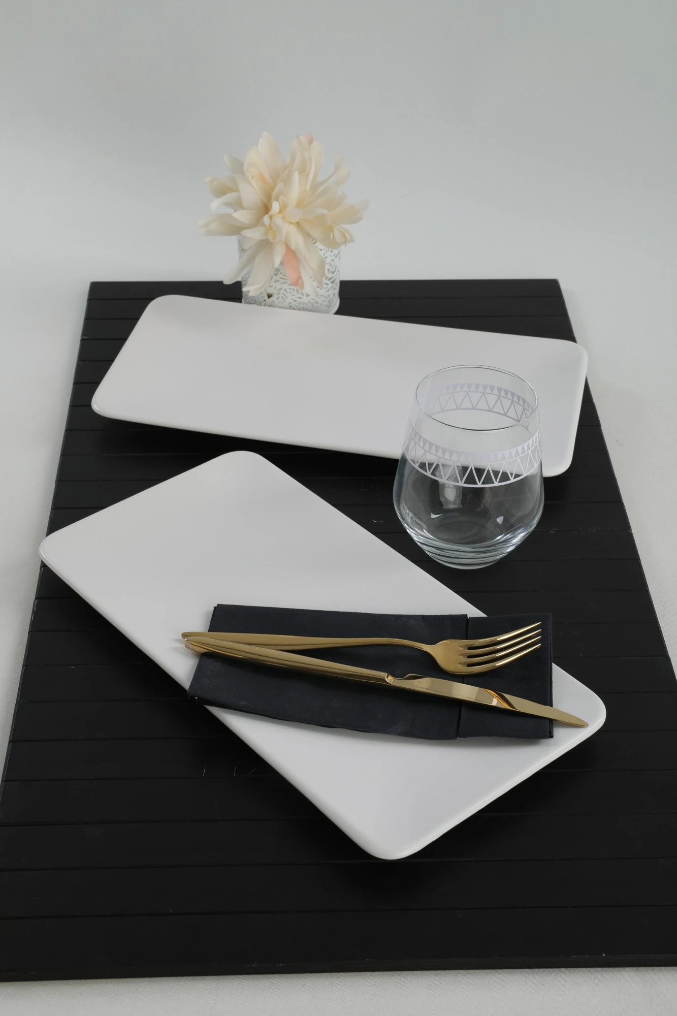 Set pjatash (2 copë), Hermia Concept, ngjyrë e bardhë mat, ST032002F022A000000MAKYK01