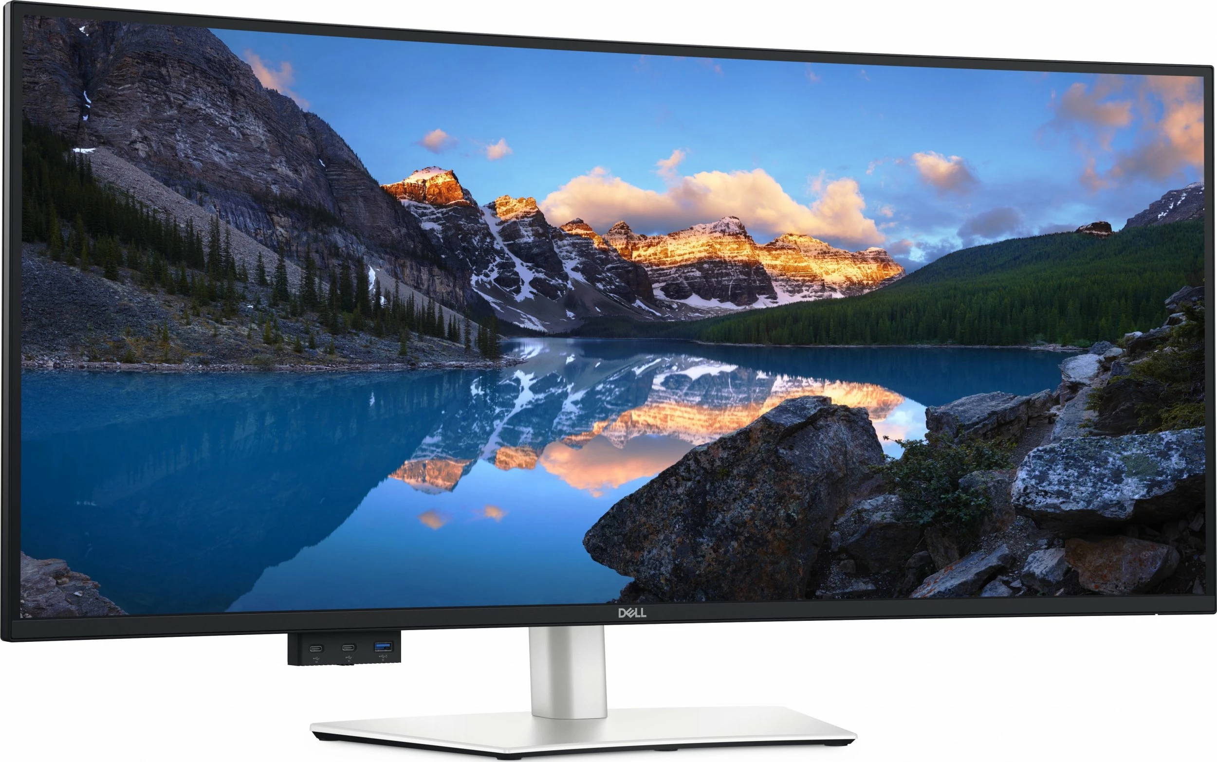 Monitor Dell UltraSharp U4025QW 210-BMDV 39.7\" 5K 5120x2160 IPS Black 120Hz iMST Thunderbolt 4 140W i lakuar, argjend