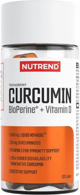 Curcumin + Bioperine + Vitamin D 60caps