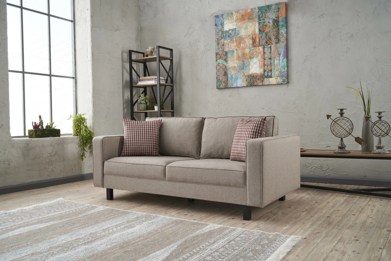 Divan dy vendësh Atelier del Sofa, lino Kale, krem