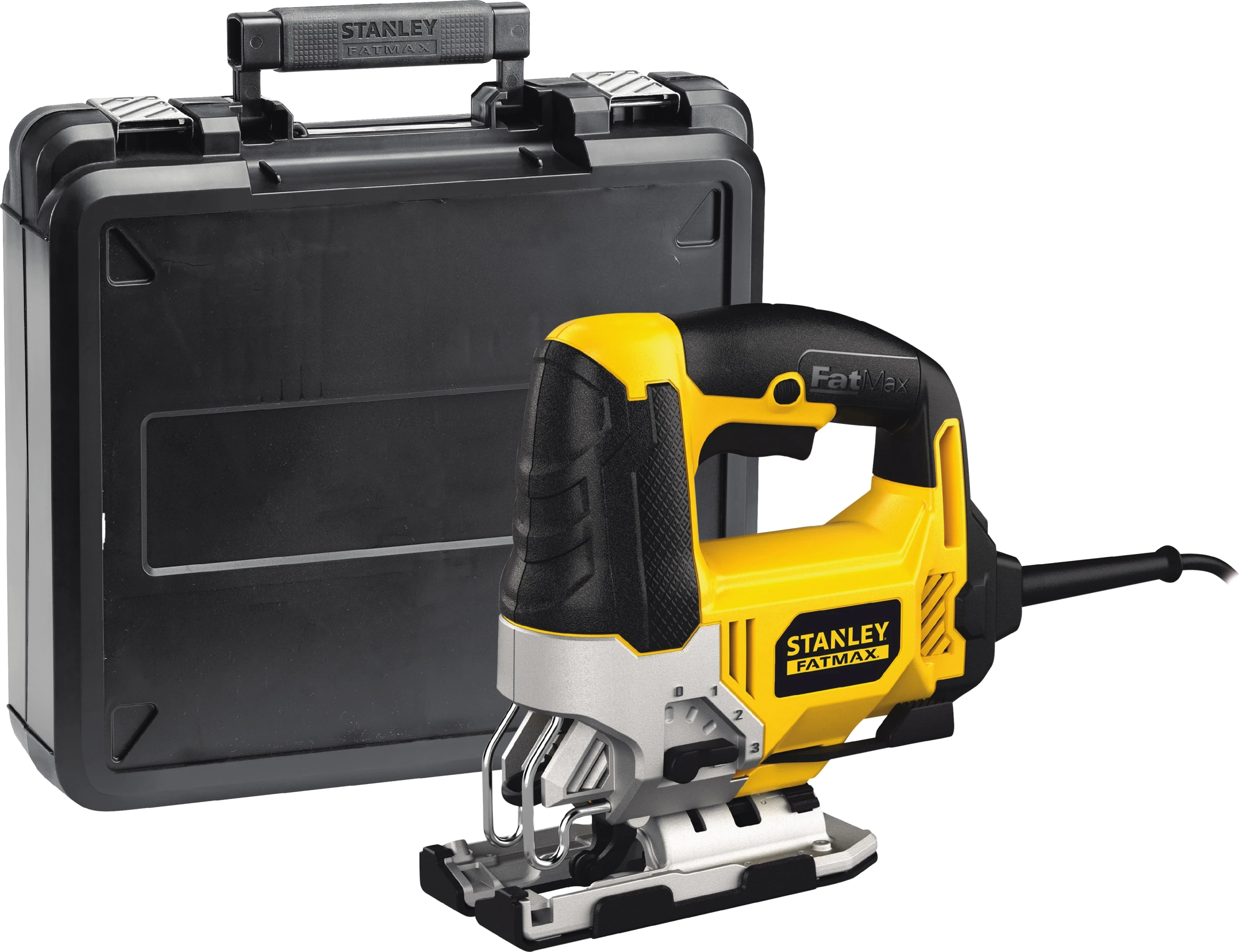 Sharrë dekupiri Stanley Fatmax FME340K 710 W, 3200/min, 85 mm, me valixhe, verdhë/zezë