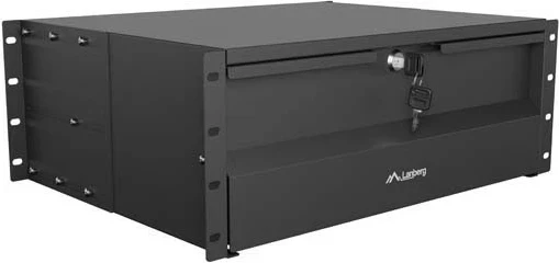 Sirtar për rack 19" LANBERG 4U 360mm, i zi
