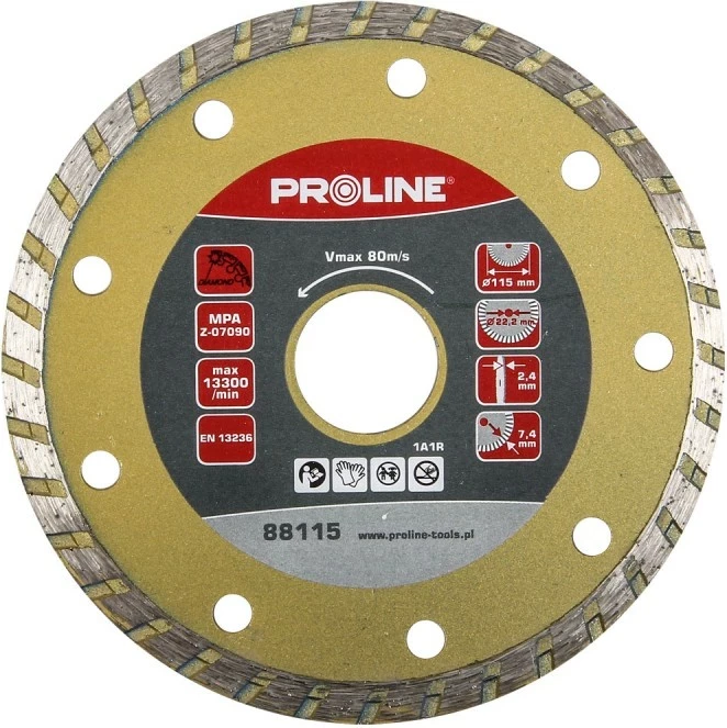 Disk diamant i segmentuar PROLINE 86103 180 mm