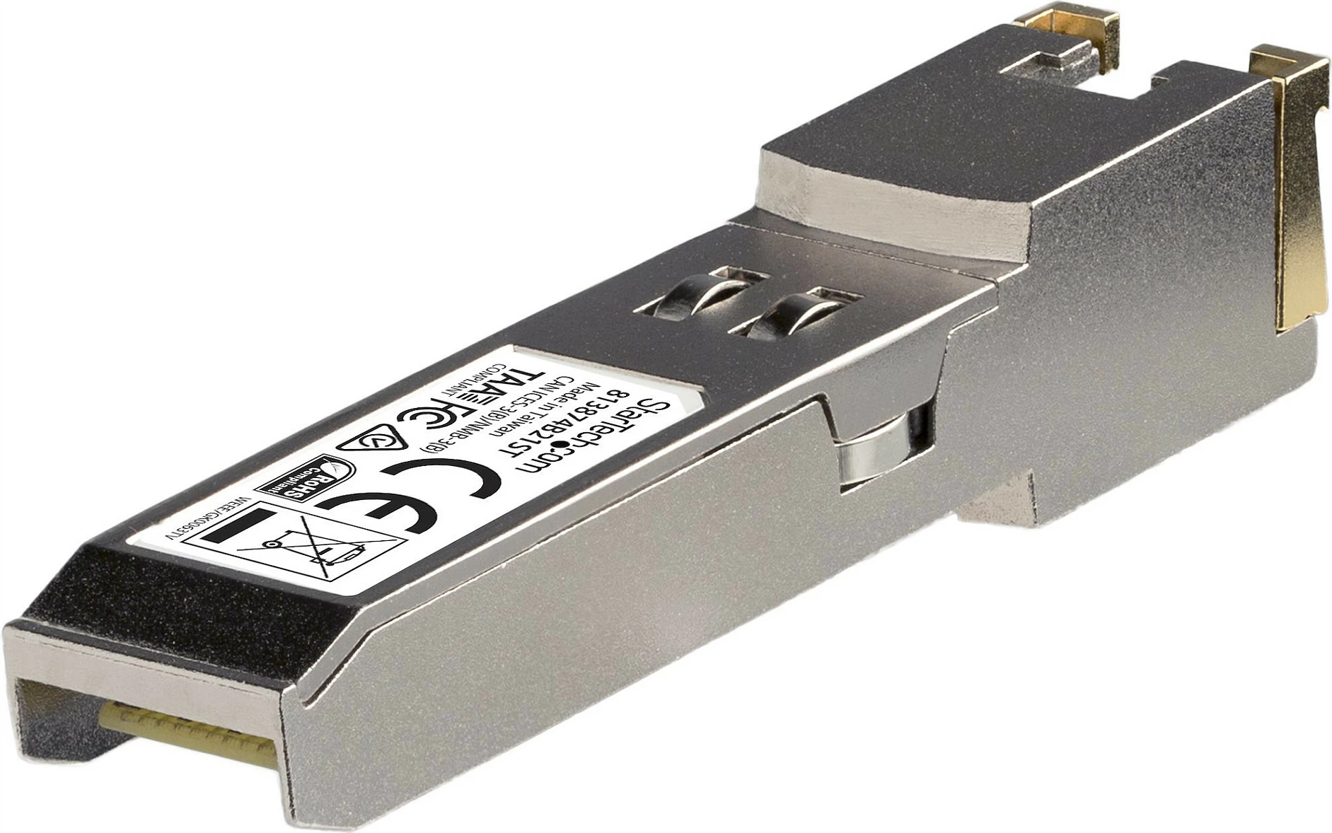 Modul SFP+ StarTech HPE 813874-B21 kompatibil, 10GBASE-T RJ45, 10Gbps, 30m, argjendtë