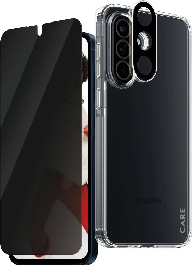 Mbështjellës PanzerGlass CARE Flagship 3-in-1 për Samsung Galaxy A56 5G, transparent