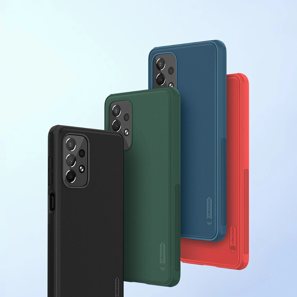 Mbështjellës Nillkin Super Frosted Shield Pro për Samsung Galaxy A73, Kaltër