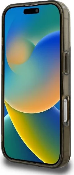 Mbështjellës Guess IML 4G Background MagSafe për iPhone 16 Pro Max, Kafe