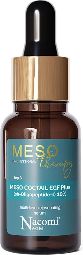 Serum për fytyrë Nacomi Meso Rejuvenating Cocktail me EGF 10% për femra, 15ml