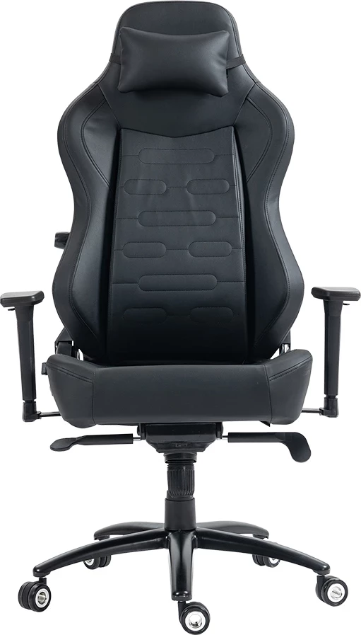 Karrige zyre/gaming UVI Elegant Business UVI8000, rregullim 90°-180°, mbështetje mesi e rregullueshme, PU lëkurë, e zezë, me jastëk koke