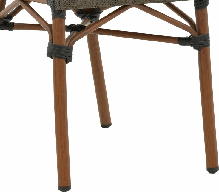 Karrige Nacia alumini-kafe e errët tekstilene gri 45x59x85cm