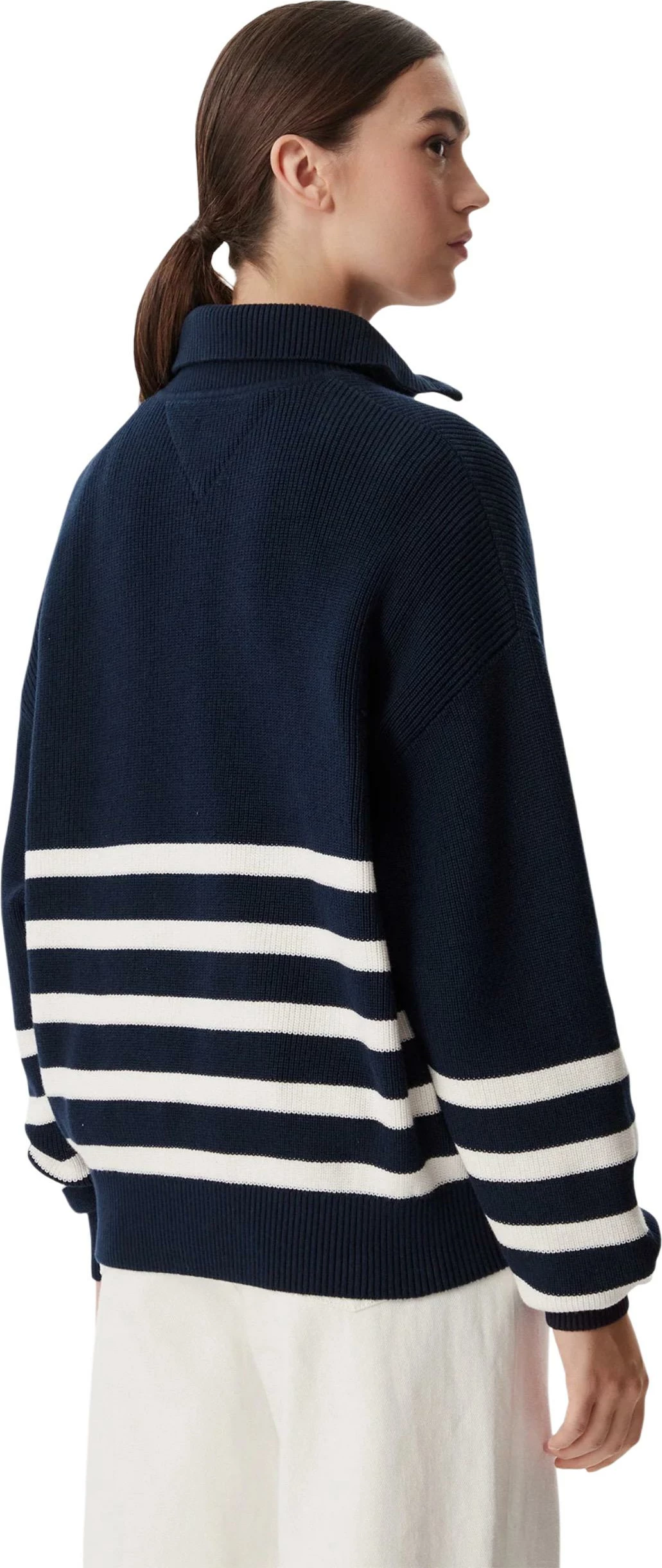 Xhemper për femra Tommy Hilfiger Jeans DW0DW22928, kaltër e errët [Madhësia: S]