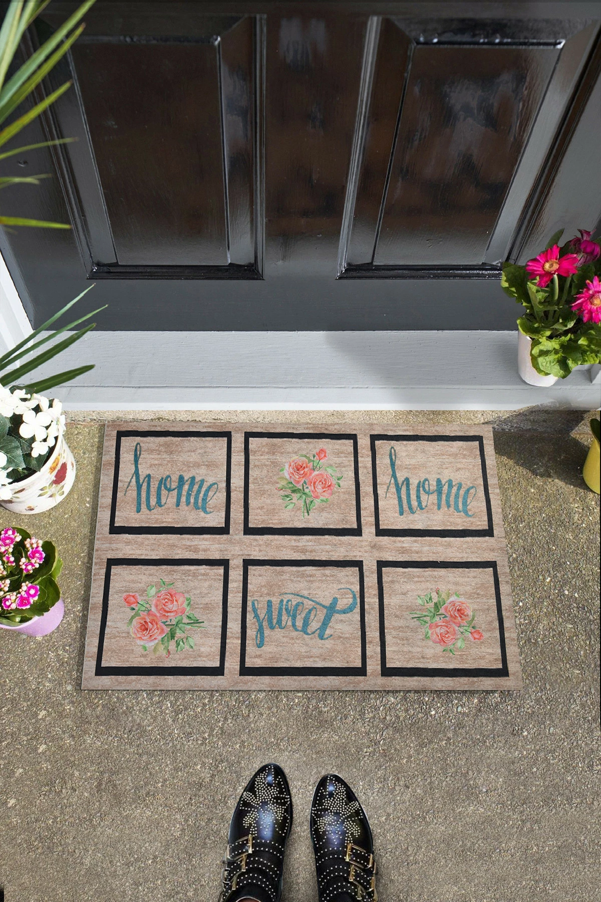 Shilte hyrëse PVC Conceptum Hypnose, Rose Home, shumëngjyrëshe, 40x60cm