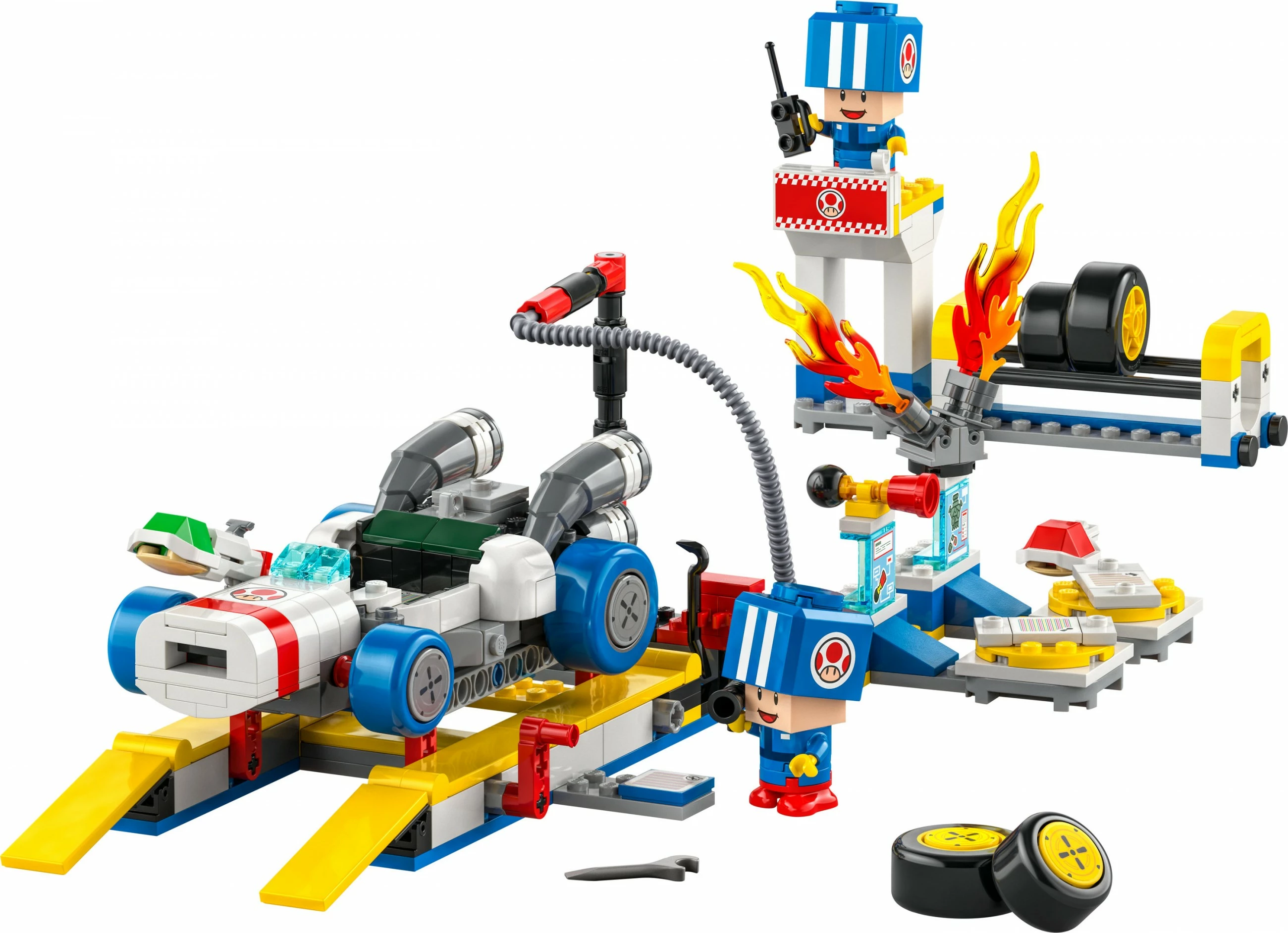 Set ndërtimi LEGO Mario Kart Toad's Garage, 390 pjesë, plastikë, shumëngjyrësh