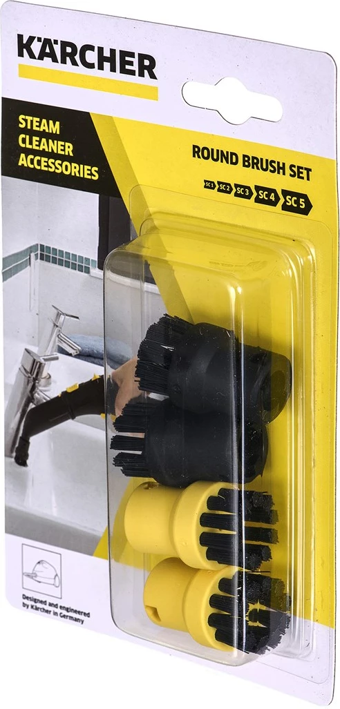 Set brushash për pastrues me avull KARCHER 2.863-264.0, e zezë