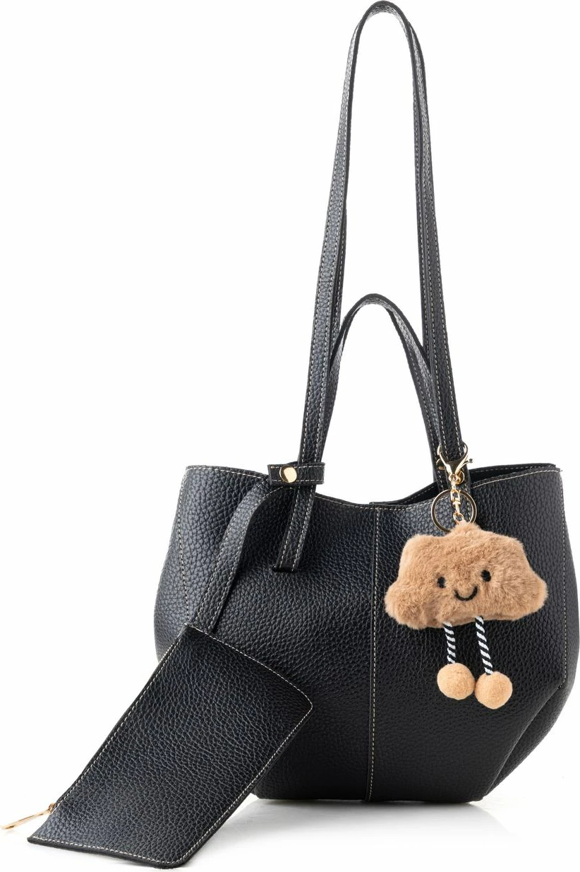 Çantë shpatull për femra, Lucky Bees, e zezë, 1274